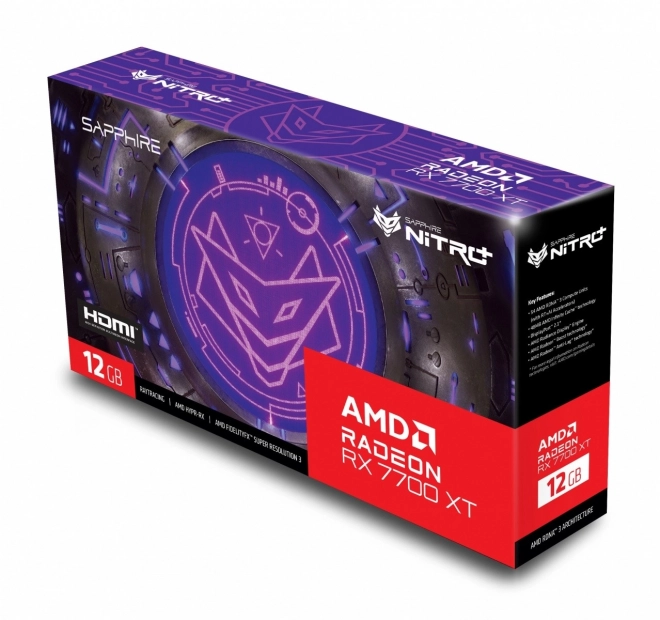 Graphics Card Radeon RX 7700 XT NITRO+ Gaming OC 12GB