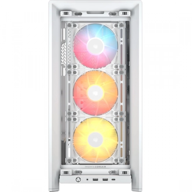 Modular Computer Case FRAME 4000D RS ARGB White Mid Tower ATX