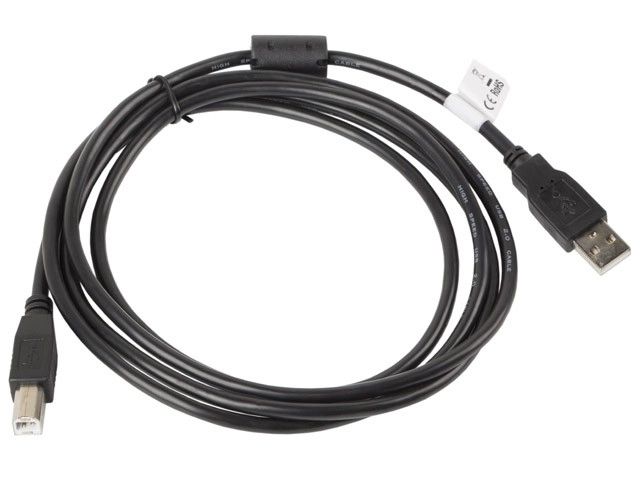 Usb 2.0 cable am-bm 1.8m black