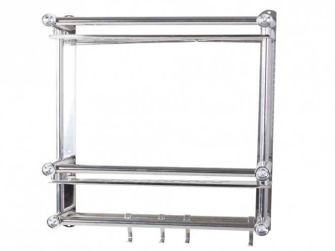 Organizer bagno sospeso con 2 ripiani