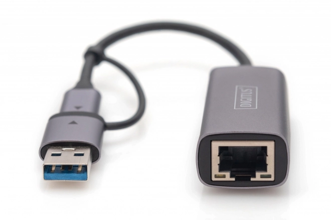 Digitus adattatore da USB-C a USB-A a RJ45 2,5 Gigabit Ethernet