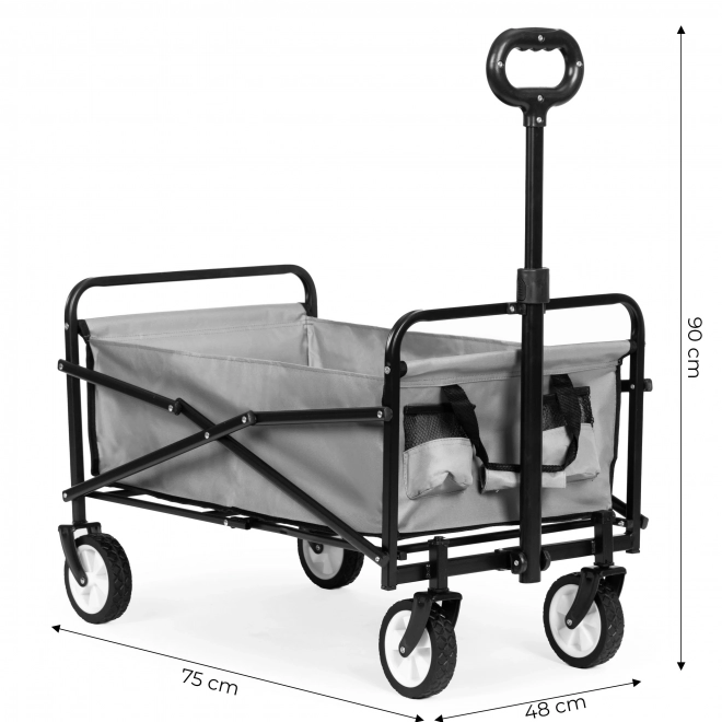 Foldable Garden and Beach Trolley in Gray