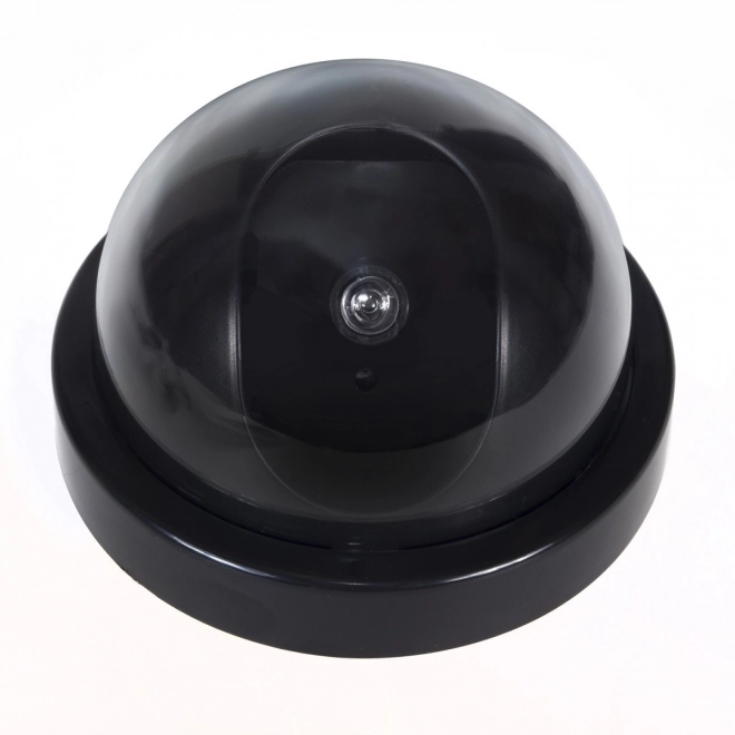 Realistic dome camera decoy with LED