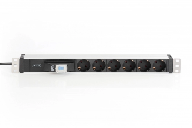 Power Strip PDU 19" Rack 6 Schuko Outlets