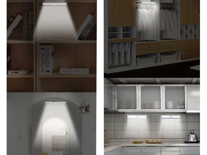 Self-adhesive LED light strip with motion sensor