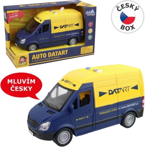 MaDe DATART van with lights and Czech voice, 22 cm