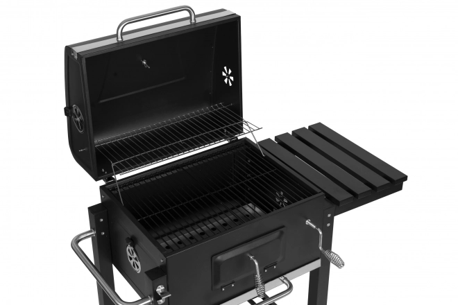 Large Charcoal Garden Grill with Wheels