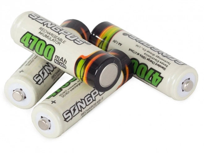 Oplaadbare AA-batterijen R6 4700mAh 4 stuks