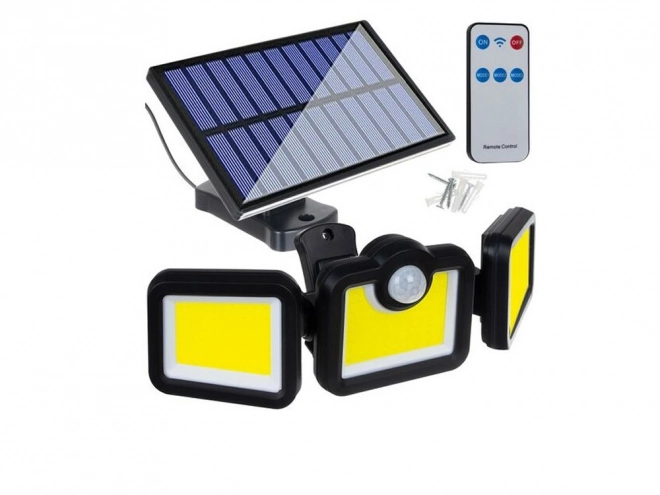 Solarlampe mit Bewegungsmelder und 171 LED für den Garten