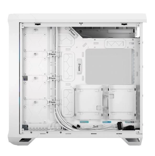Case bianco RGB TG Clear Tint