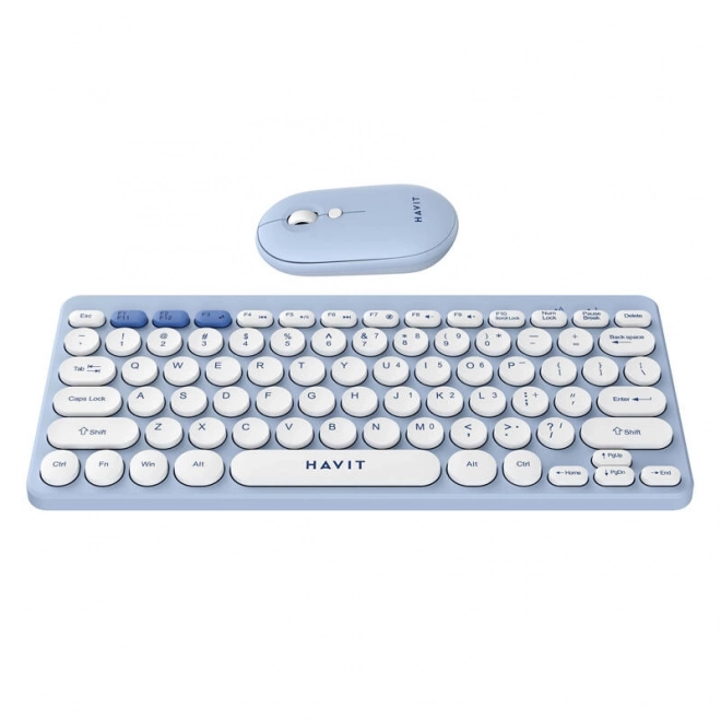 Havit wireless gaming keyboard and mouse set (blue)
