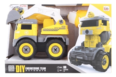 Screw-on remote-controlled auto excavator