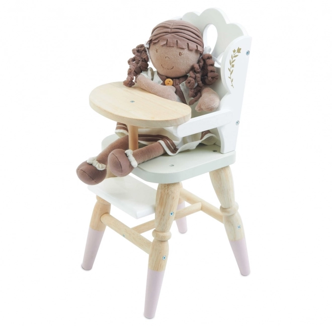Wooden High Chair for Dolls by Le Toy Van