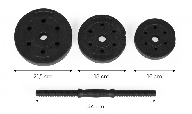 Adjustable Dumbbell Set 20 kg for Strength Training