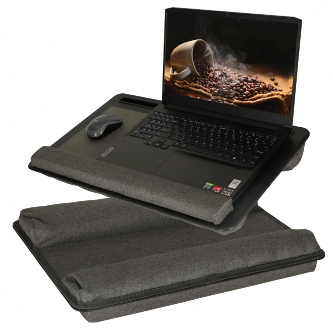 Stolík na notebook čierny