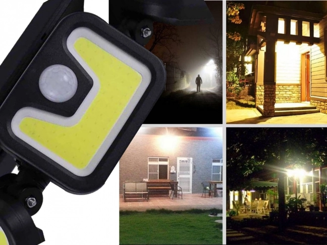Solar Street Light with Motion and Dusk Sensor
