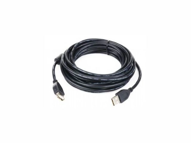 Usb Extension Cable 2.0 Am-Af 1.8m Black