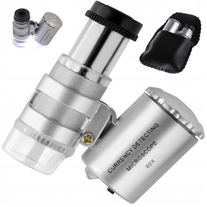 MICROSCOPE 60x 2 LED PROFESSIONAL JEWELER'S LOUPE
