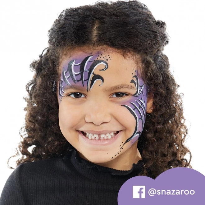 Set di colori per viso e corpo Halloween con pennello e spugne