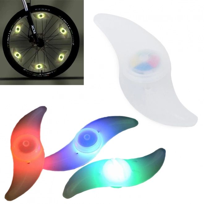Luce per raggi LED RGB per biciclette