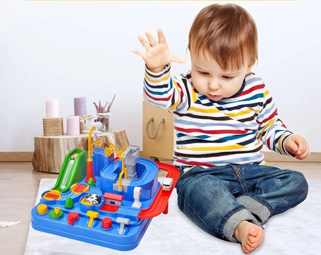 Interactive Obstacle Course with 4 Vehicles