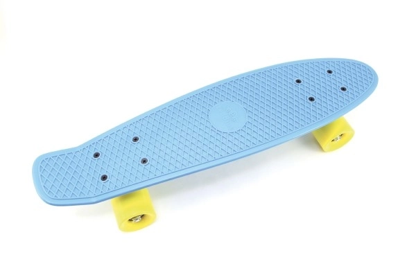Children's Pennyboard Skateboard – Blue, yellow wheels