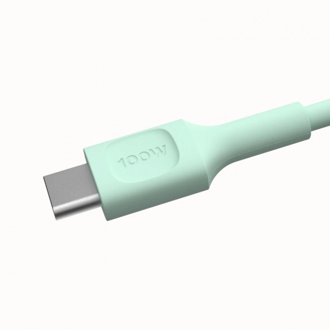 Usb-c zu usb-c kabel PowerFlex 100W Silikon 1.2m Grün
