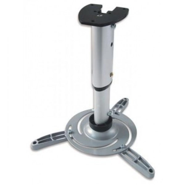 Ceiling Mount for Projector Adjustable Length 60-102 cm Silver