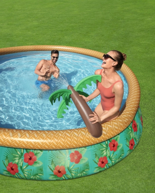 Inflatable Pool with Tropical Sprayer Bestway 457 x 84 cm