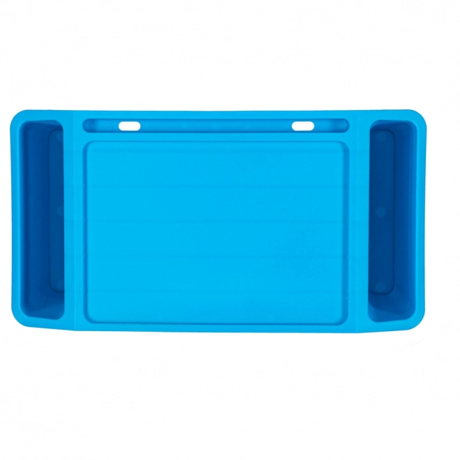 Tavolino per laptop con organizer blu