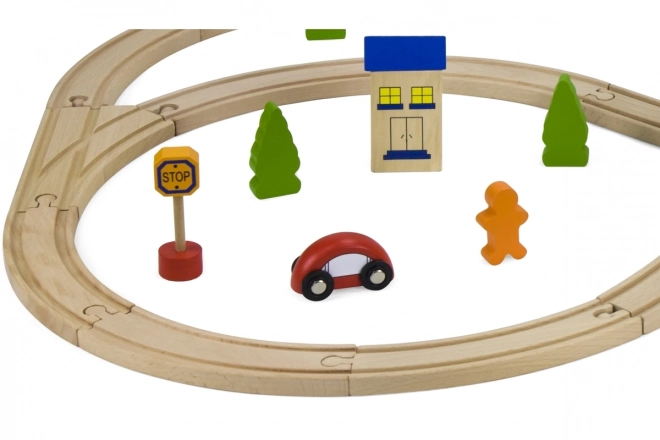 Wooden Train Set