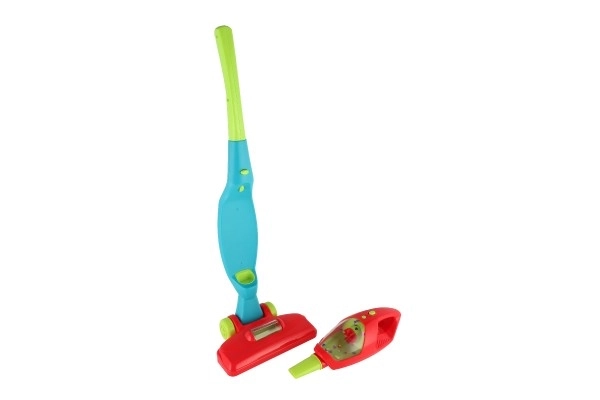 2-in-1 Toy Vacuum Cleaner with Lights and Sounds
