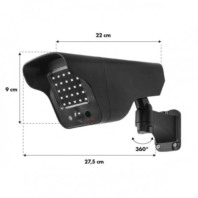 Solar Fake Security Camera with Blinking LED