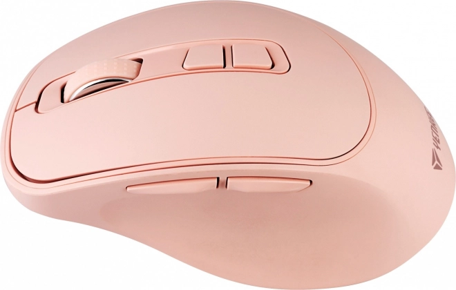 Mouse senza fili a batteria ricaricabile da 2,4 Ghz 6 pulsanti 2400DPI – Rosa