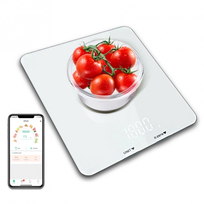 Bilancia da cucina intelligente con app dietetica