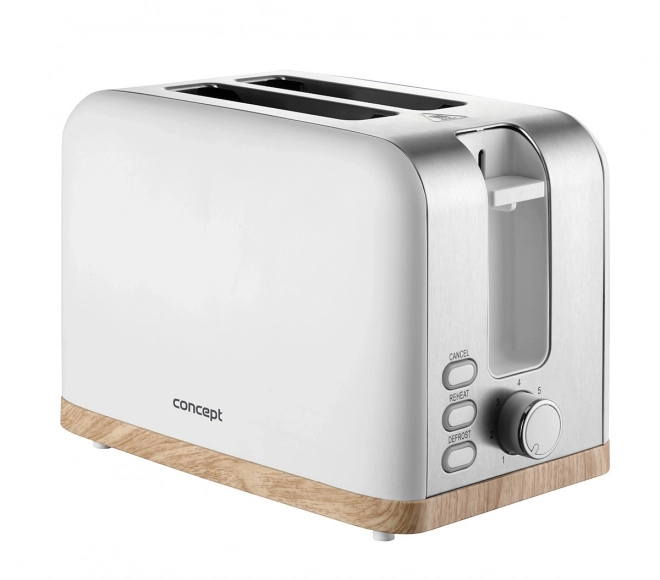 Electric Toaster Elwood White