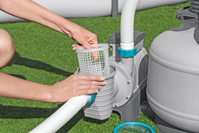 Powerful sand filtration for Bestway pools
