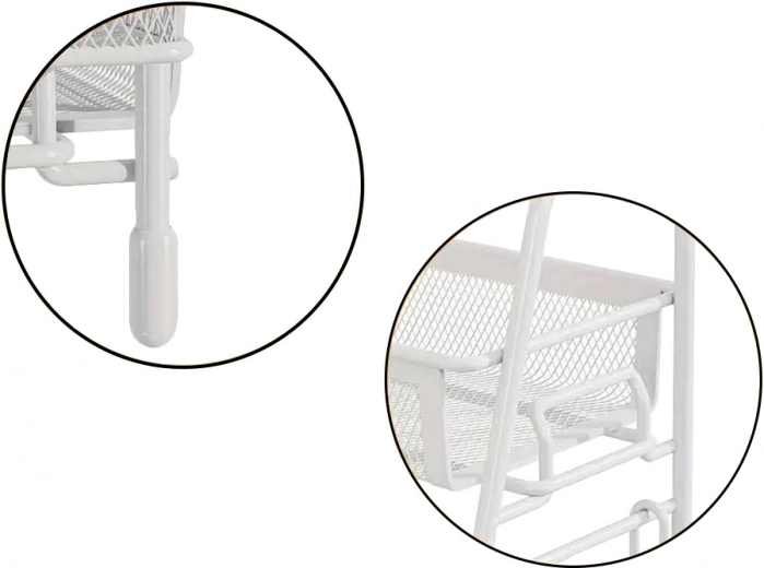 Stable metal construction with anti-slip