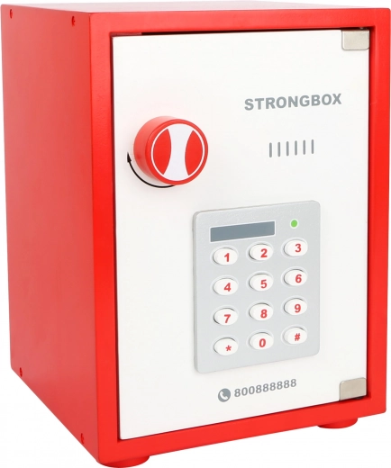 Interactive safe with code and dial