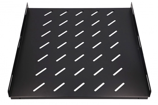 1U 500 mm rack shelf black