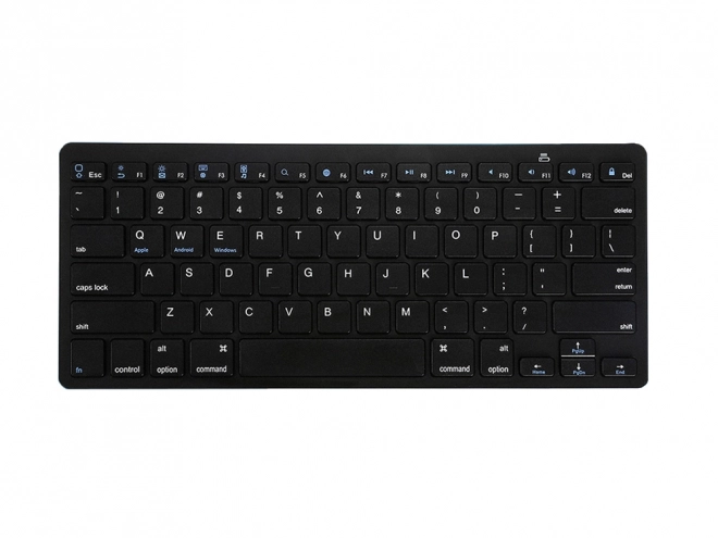 Tastiera senza fili Bluetooth per pc ipad mac piccolo profilo sottile basso – Nero