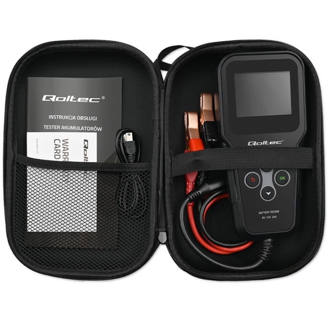 Digital Battery Tester with LCD - Qoltec