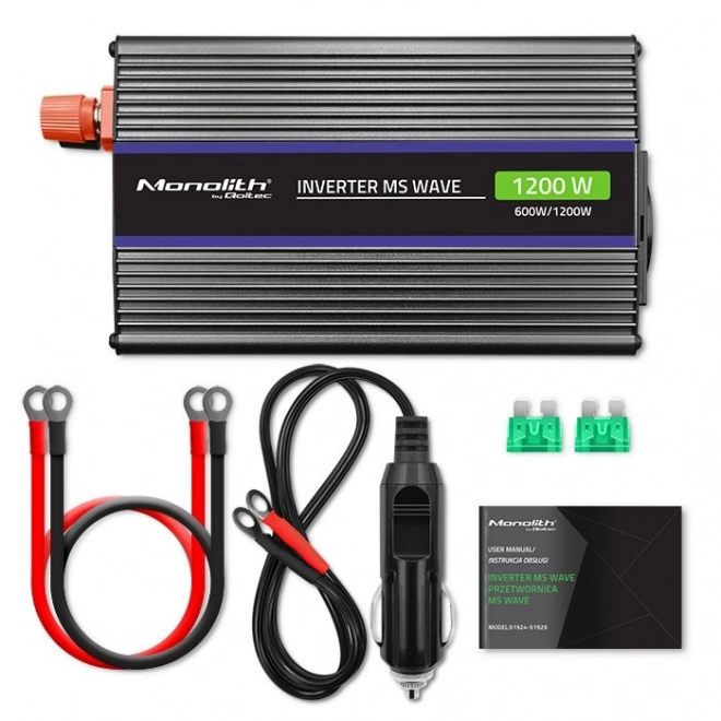 Qoltec 1200 W inverter USB kimenettel