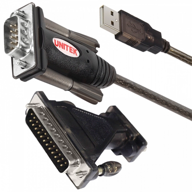 Adattatore USB a RS-232 con Adattatore DB9/DB25