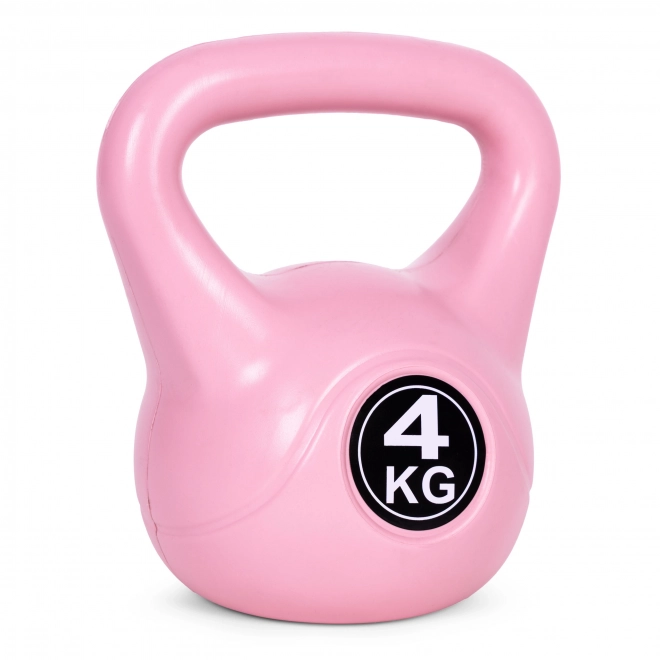 Kettlebell 4 kg pink for exercise
