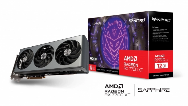 Graphics Card Radeon RX 7700 XT NITRO+ Gaming OC 12GB