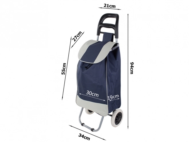 Foldable Shopping Trolley Bag on Wheels