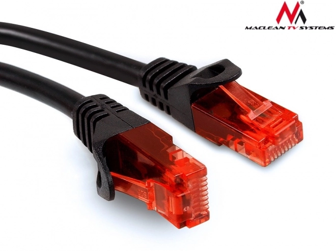 High-Quality Black UTP CAT6 Patchcord Cable