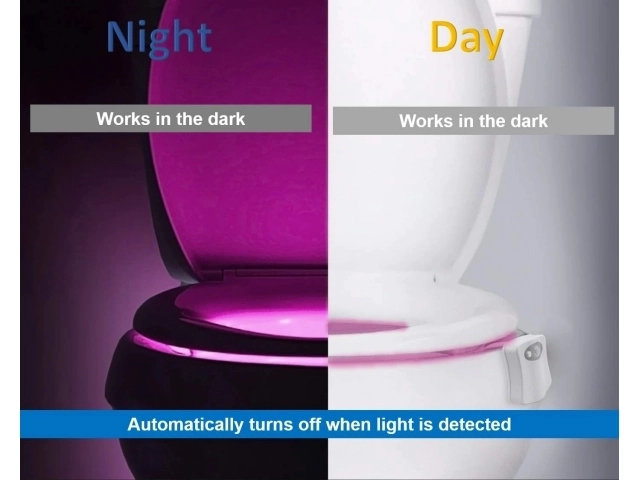 LED-Toilettenlicht mit Bewegungsmelder