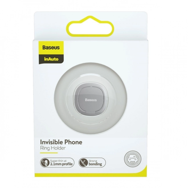 Supporto ad anello invisibile per smartphone Baseus - argento